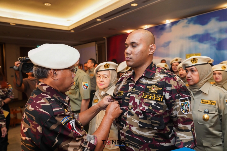 Pelantikan 33 Pengurus Pusat GM FKPPI di Jakarta Convention Center, 18 Mei 2019 (Sumber: Tim dokumentasi FKPPI)
