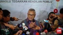 Ketua KPU Arief Budiman. (CNN Indonesia/Adhi Wicaksono)
