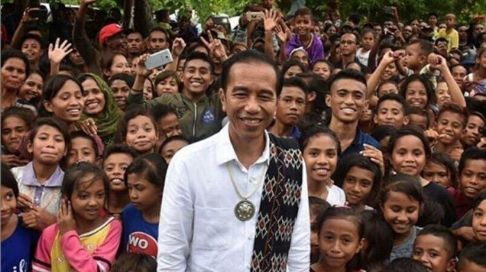 Jokowi saat berkampanye di NTT / Tribunnews.com