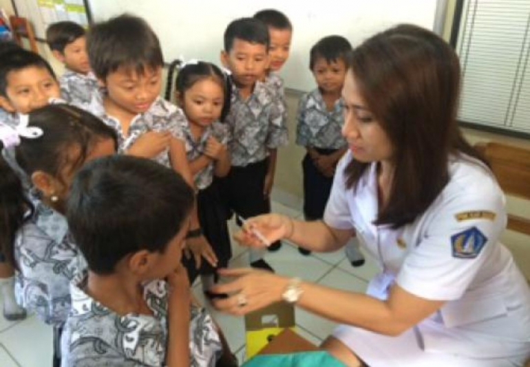 Vaksinasi JE di Bali 2018, sumber diskes.badungkab.go.id