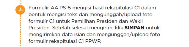 Sumber : Buku Pedoman Siwaslu