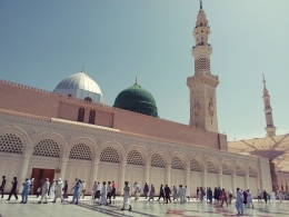 Masjid Nabawi, Madinah. Foto | Dokpri