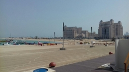 Dokpri-Pantai Katara yg pasirnya mirip habis disapu pakai sapu lidi
