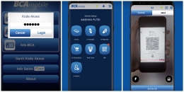 langkah-langkah menggunakan QR dari BCA Mobile | sumber: youtube Solusi BCA