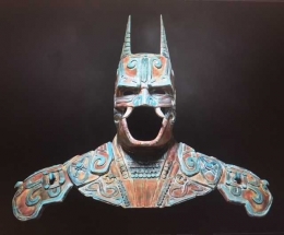 Imej topeng Batman karya Christian Pacheco (Studio Kimbal)