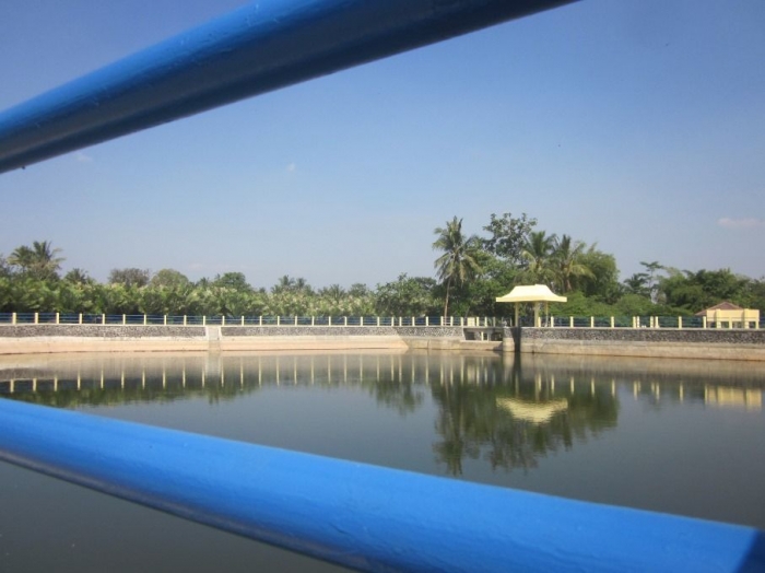 Embung saat kemarau (foto:ko in)