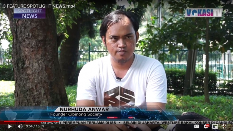Foto Nurhuda Anwar Saat Wawancara - tangkapan layar vokasti tv