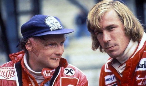 Niki Lauda dan James Hunt https://www.formula1.com 