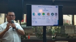 Suryono Hidayat, Marketing Director sedang membeberkan layanan jaringan prima pada saat acara nangkring Kompasiana, 21 Mei 2015 di Grand Indonesia. sumber : dokumentasi pribadi