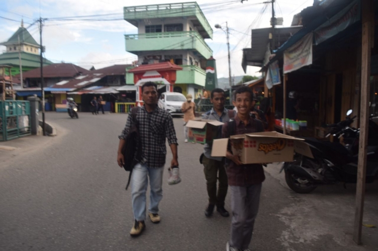 Kader KAMMI Komsat Pattimura saat pembagian jalur, Dok-Restat