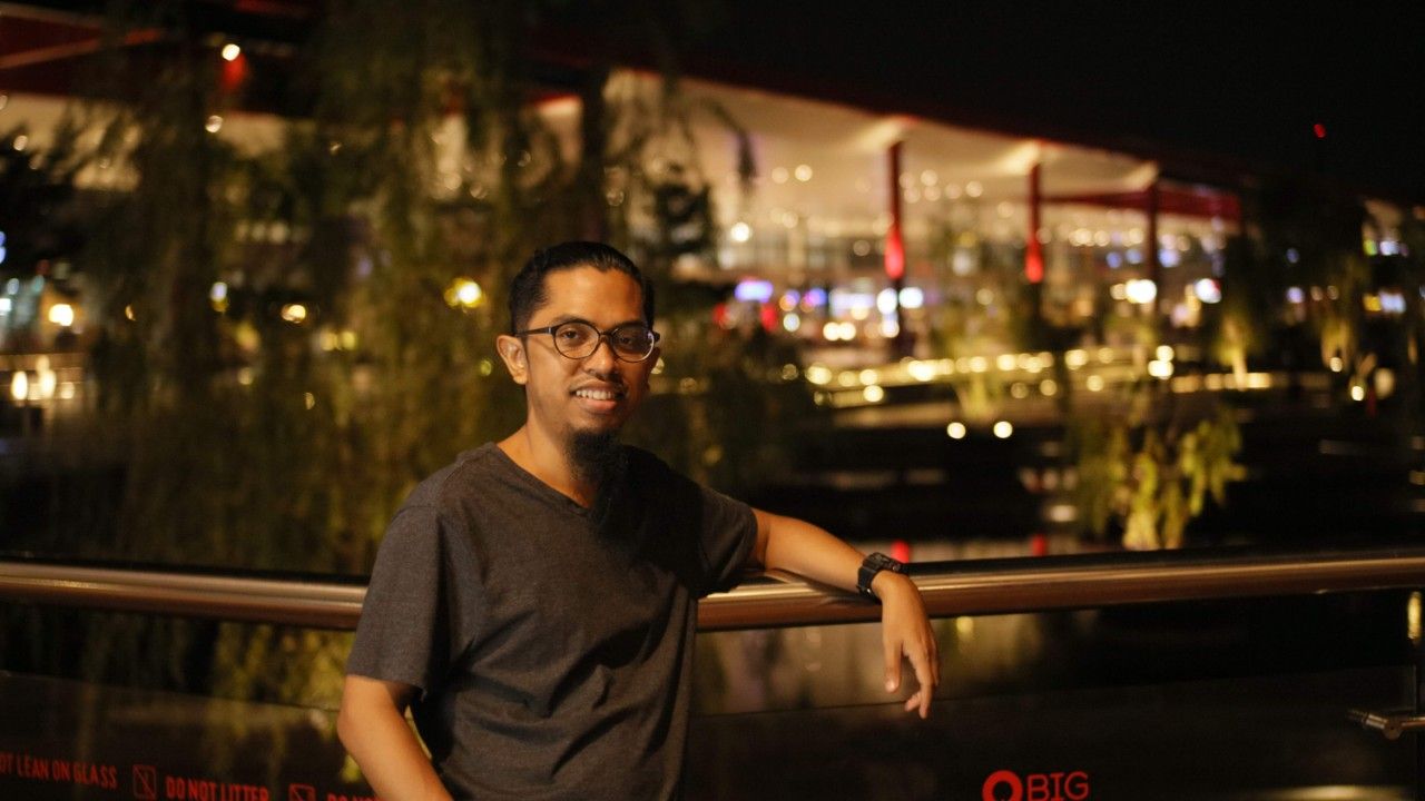 OOTD casual banget, efek lensa bokeh / dok.pribadi