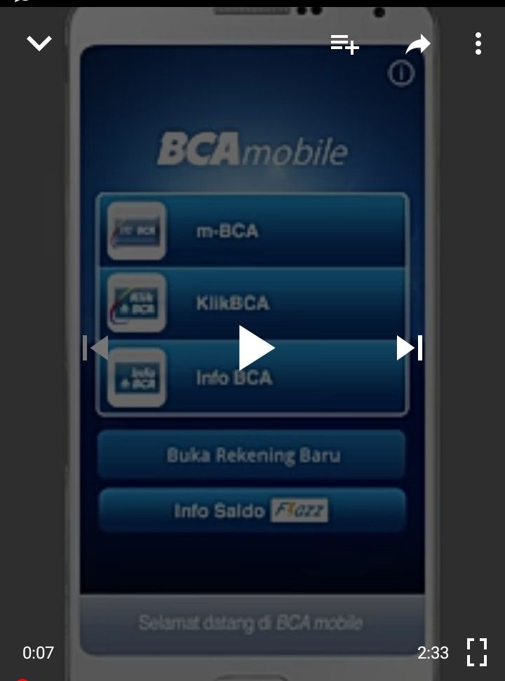 Tangkap layar BCA Mobile | Dokpri