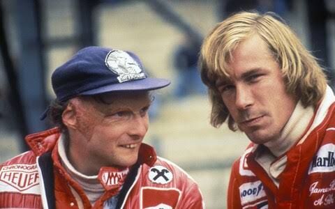 Niki Lauda dan James Hunt bersaing ketat pada tahun 1976 | Dokumentasi Telegraph.co.uk