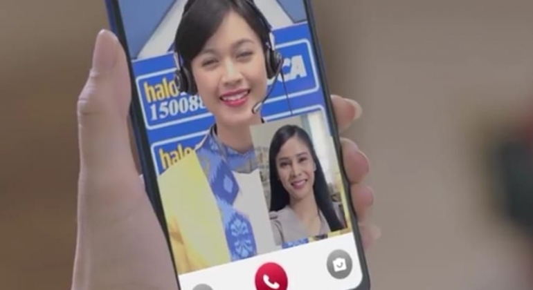 video calling dari BCA (Screenshot Solusi BCA)