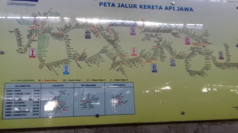 Dokpri-peta jalur KA  di p.Jawa