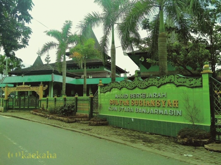 Masjid Sultan Monumen Berdirinya Kota Banjarmasin (dokpri)