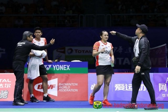 Praveen Jordan/Melati Daeva, ganda campuran Indonesia./ Sumber : BadmintonIndonesia.org