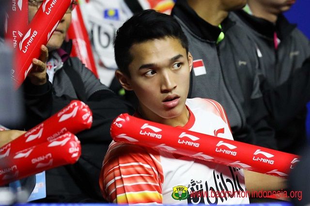 Jonatan Christie, tunggal putra Indonesia. Sumber : BadmintonIndonesia.org
