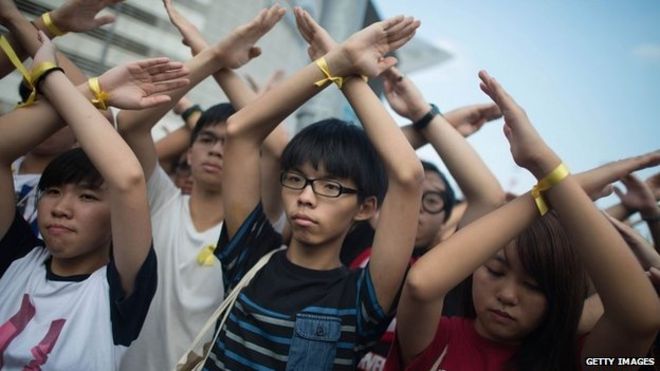 Joshua Wong, Penggerak Demonstrasi di Hongkong tahun 2014. Sumber Foto: BBC.com