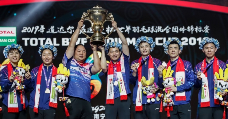 China Juara Piala Sudirman 2019 (Foto BWFbadminton.com) 
