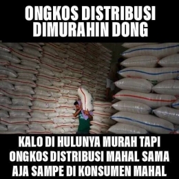 Murahkan ongkos distribusi (meme edit pribadi) 