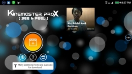 tampilan kinemaster - tangkap layar dari smartphone - dokpri 