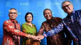 Keempat pimpinan dalam organisasi KSSK, menjadi aktor-aktor penting dalam kebijakan ekonomi Indonesia - Foto: Tirto.id