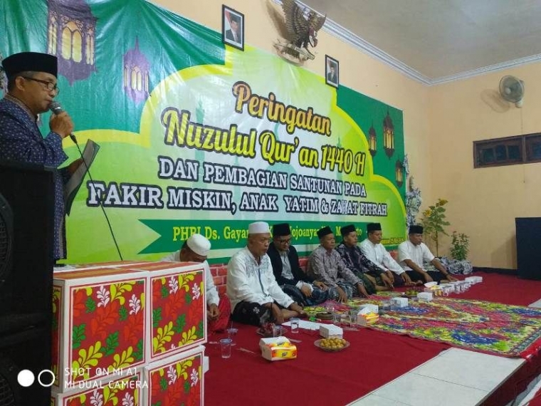 dokpri/Suasana Peringatan Nuzul Qur'an Di Desa Gayaman (Pendim 0815 Mjk)