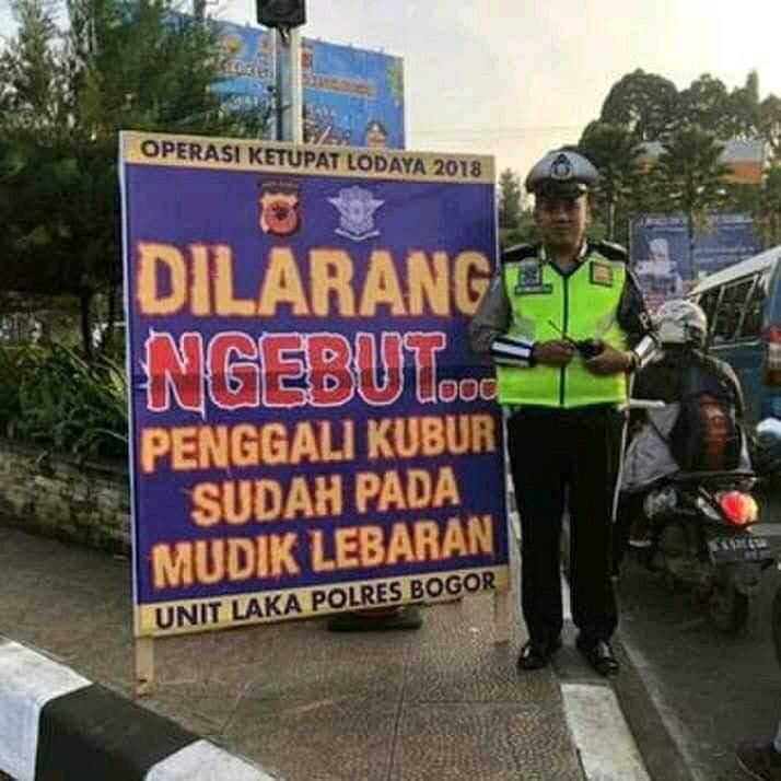 Larangan dilarang ngebut | intisari.grid.com