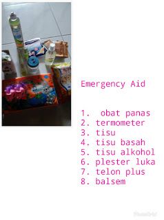 Kotak P3K atau Emergency Aid | Dokpri