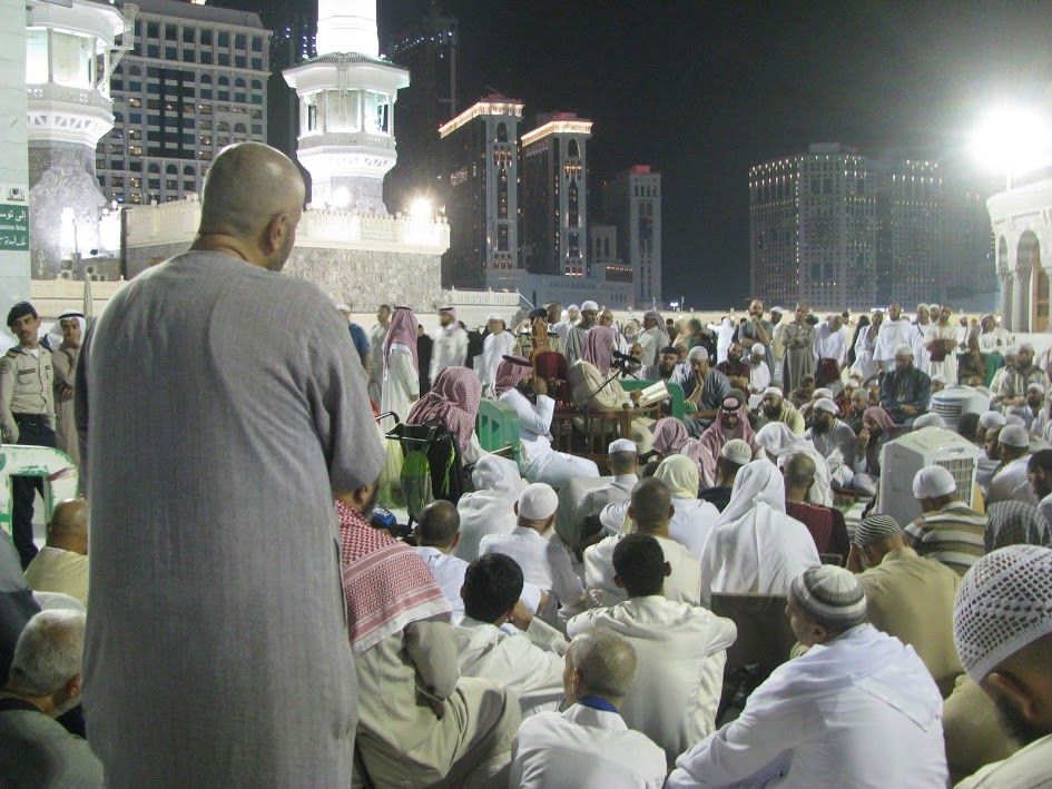 Rooftop Masjidil Haram pun padat. Foto | Dokpri