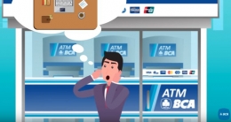 Ilustrasi lupa bawa kartu ATM (youtube.com/Solusi BCA)