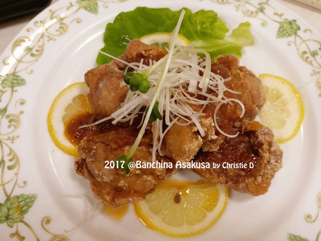 Dokumentasi pribadi | Ayam goring saos lemon yang enak, di Restoran Banhina Italia di Asakusa