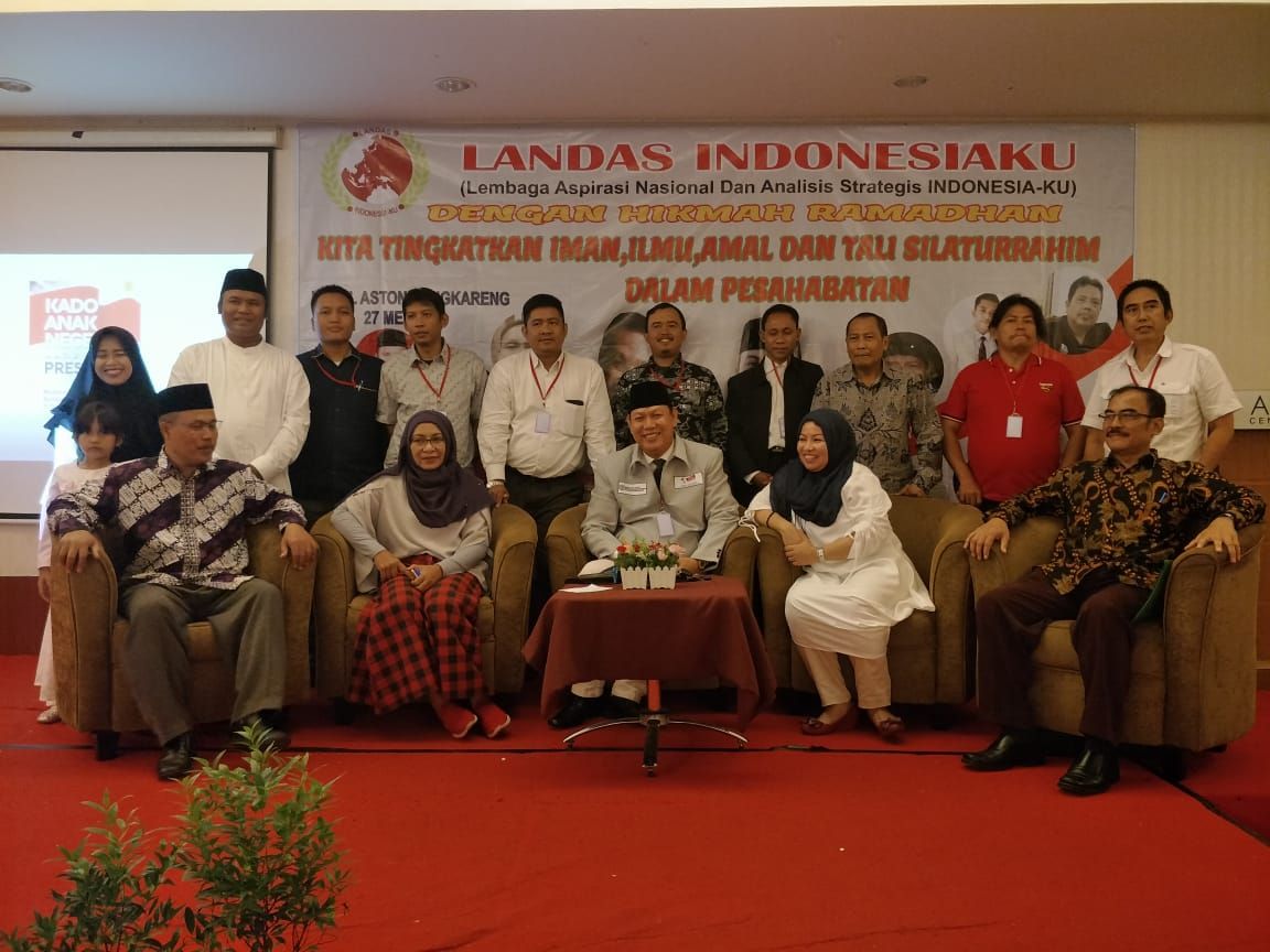 Buka Puasa bersama Landas Indonesiaku di Hotel Aston Taman Palem Cengkareng Jakarta Barat, Senin (27/5/2019)/Foto: Dok Landas Indonesiaku