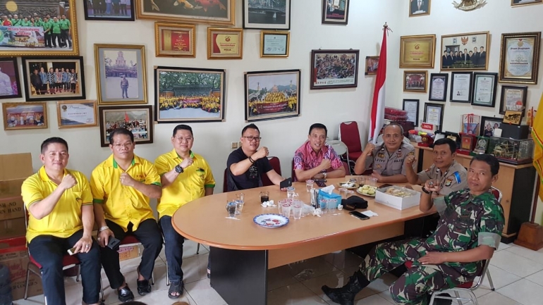 Sinergitas Pengurus YSN bersama TNI-Polri saat acara/Foto: YSN