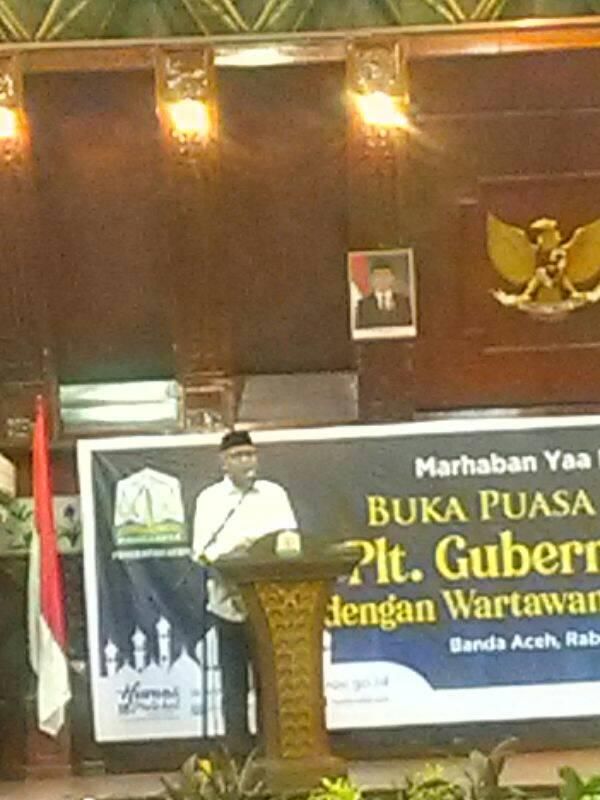 Sambutan Plt Gubernur Aceh, Nova Iriansyah di anjong mon mata