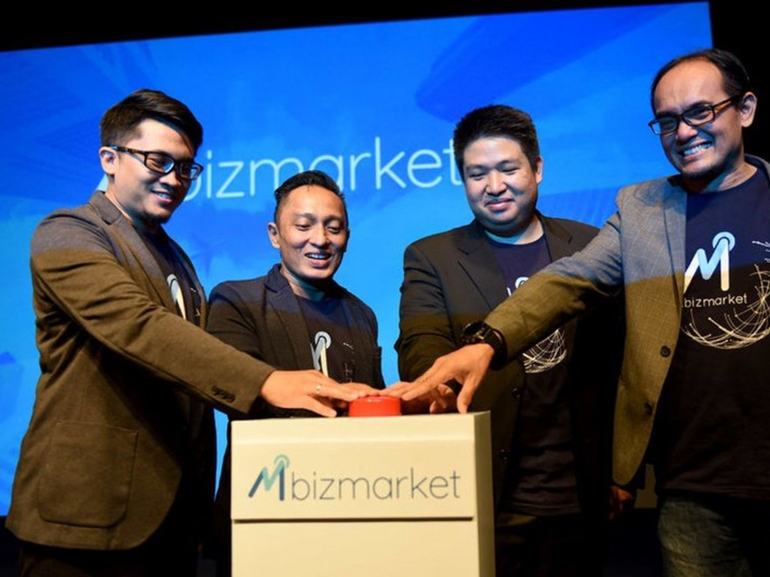 Peluncuran Mbizmarket di Jakarta, 22 April 2019. | Foto: Tirto.id
