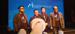 Karyawan Mbiz saat peluncuran Mbizmarket