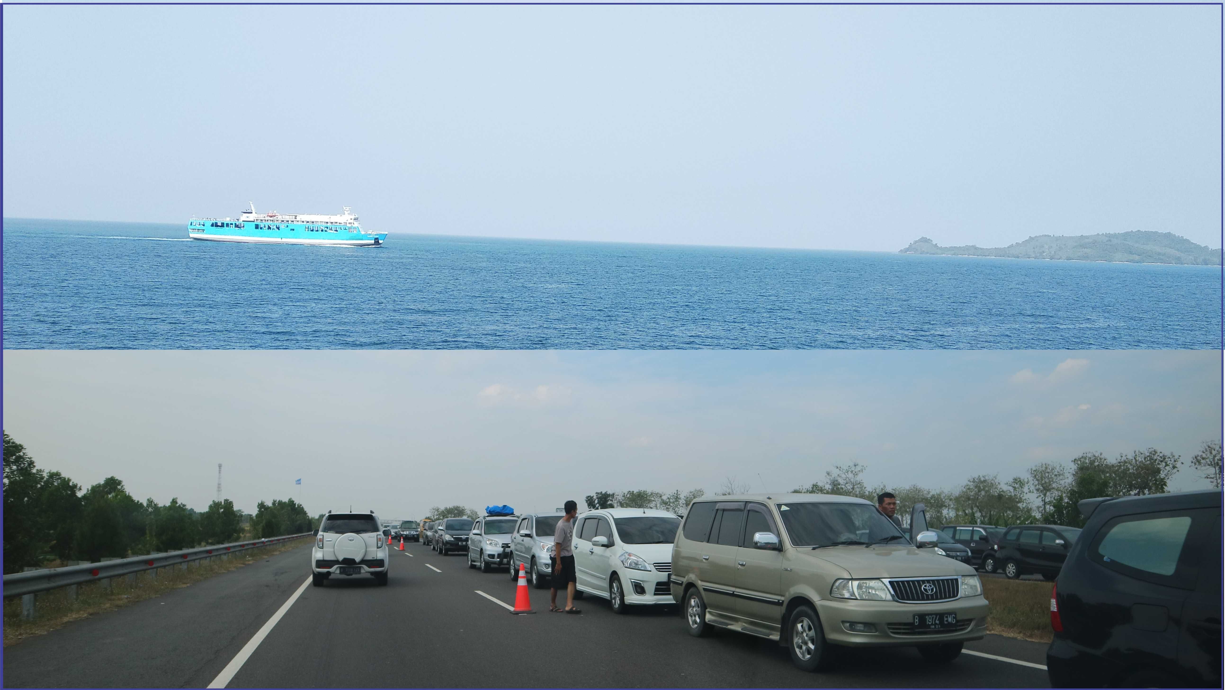 Ilustrasi mudik jalur darat dan laut | foto dok. yosepefendi