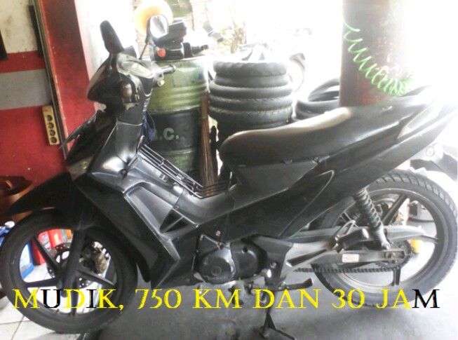 Honda Supra X 125 cc, teman sejati mudik  (Sumber: dokumen pribadi)