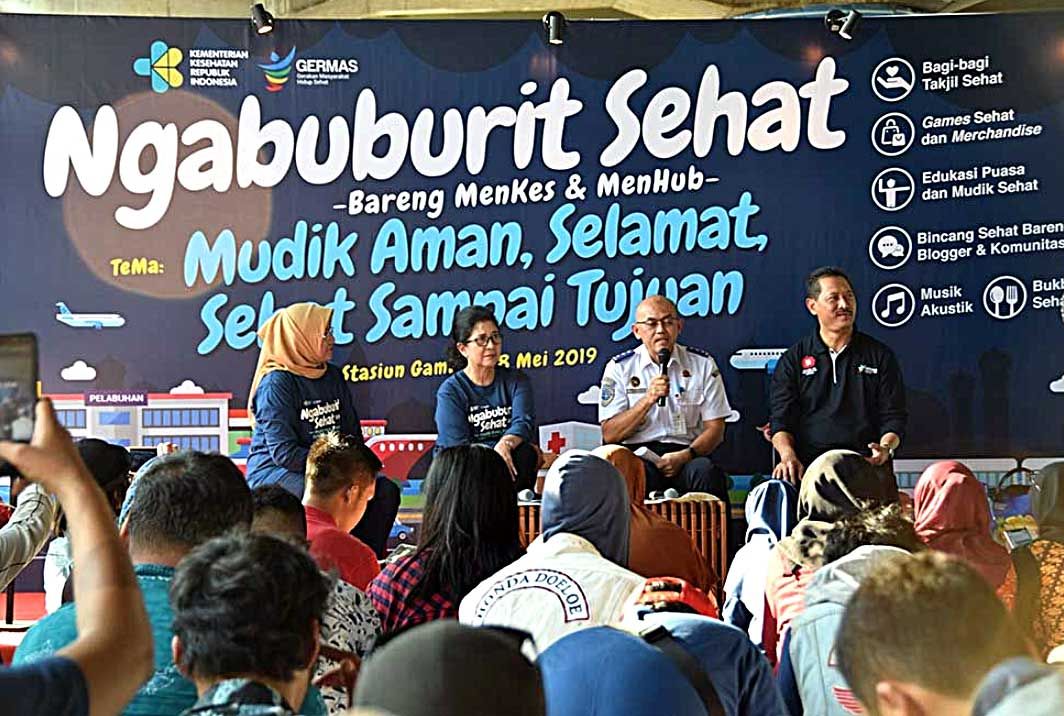  Ngabuburit Sehat bareng Kementerian Kesehatan RI dan Kementrian Perhubungan RI, sekaligus 