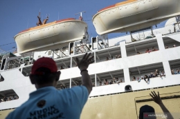 mudik gratis menggunakan kapal laut | Antaranews