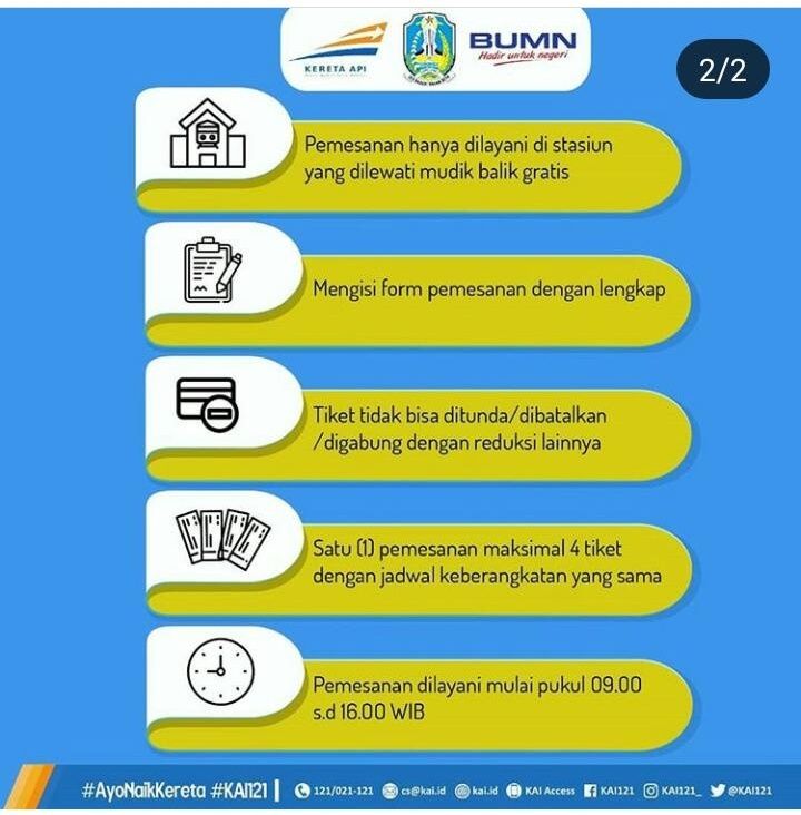 Alur dan tipis pemesanan tiket, sumber: instagram/@kai121_