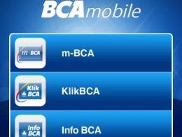 Aplikasi BCA Mobile.