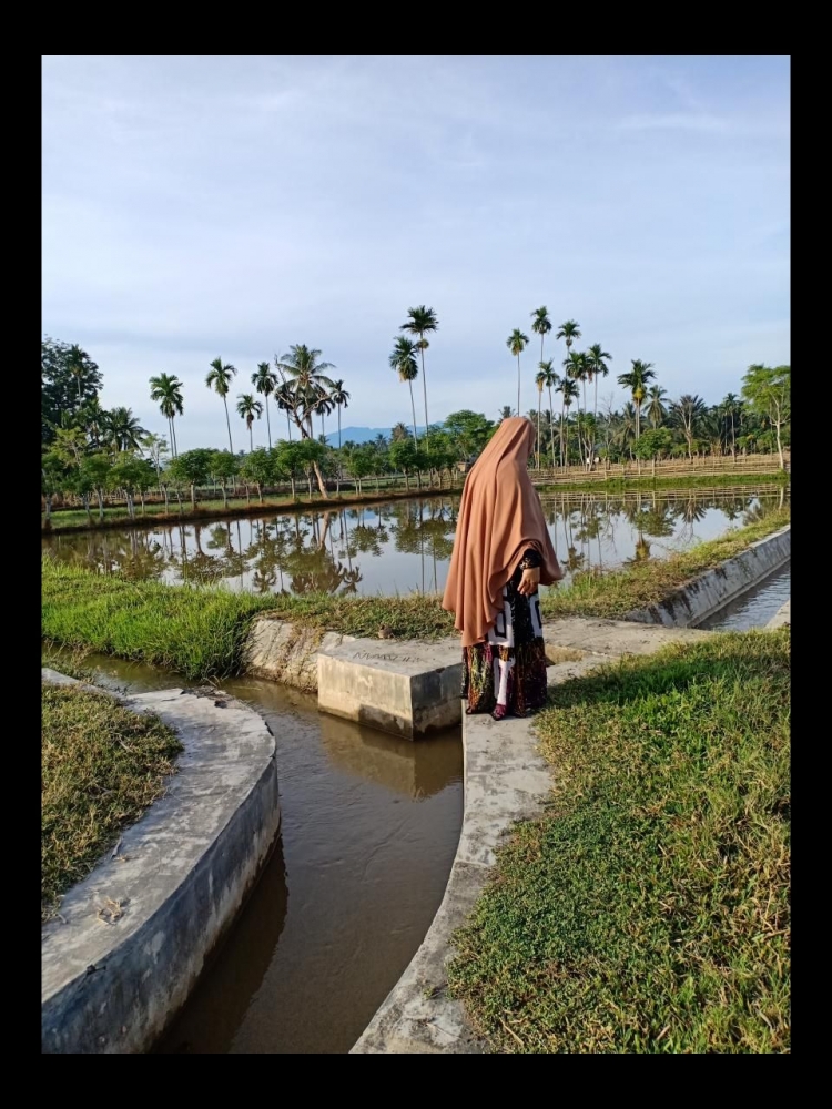 Air Irigasi yang melimpah. Foto: dokpri