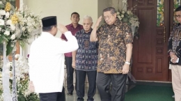 Prabowo dan SBY di Cikeas I Gambar : Kompas.com