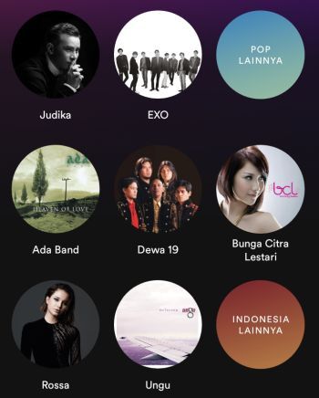 Ada banyak lagu-lagu Indonesia di Spotify (dok. Spotify)