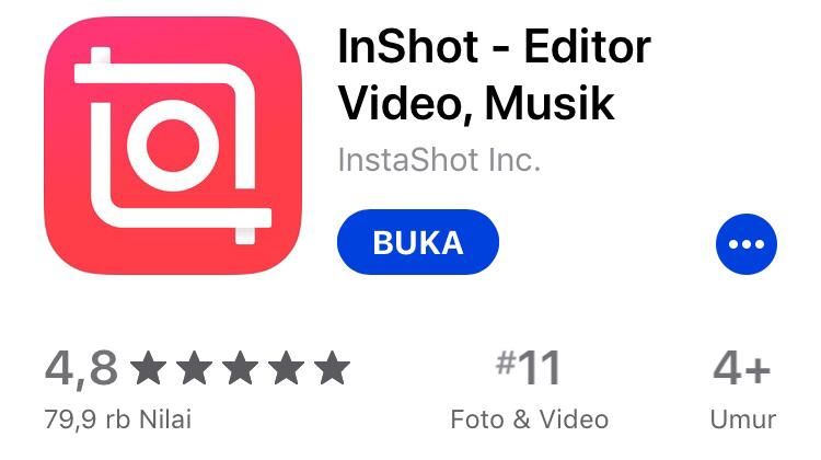 Aplikasi Inshot