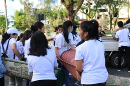 Remaja gereja Balikpapan bantu pelaksanaan sholat Ied | Dokpri