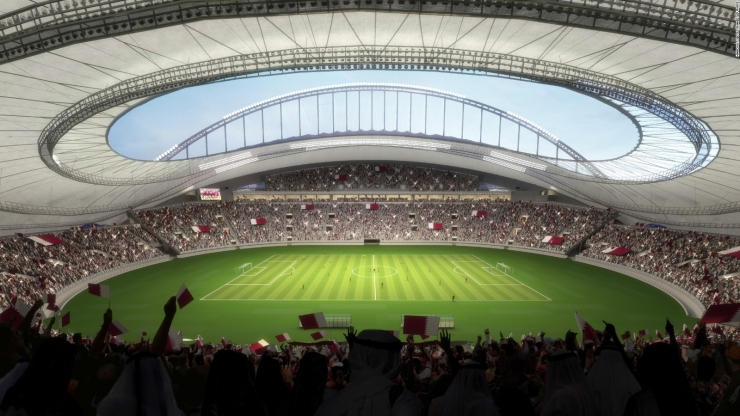 Khalifa International Stadium, salah satu stadion yang akan dipakai pada FIFA World Cup 2022 di Qatar|Sumber: dohanews.co